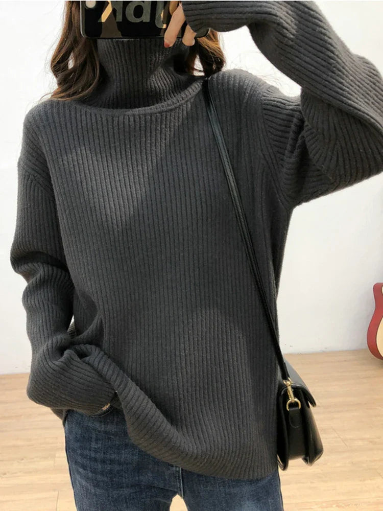 Maribelle | Kaschmir Rippen-Turtleneck