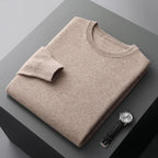 Solis | Luxuriöser Merino Rundhals-Pullover für Männer