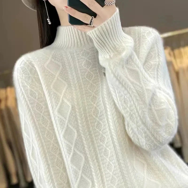 Auréne | Kaschmir-Musterstrickpullover