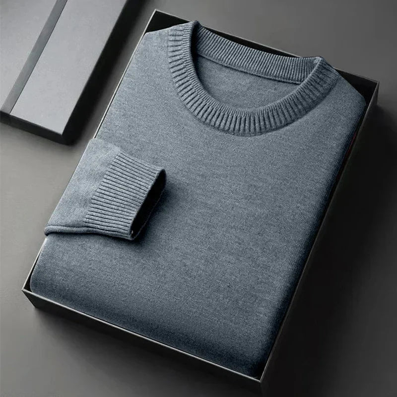 Haldenberg & Co.™ | Pure Kaschmir Rundhals-Pullover für Männer