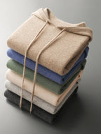 Montclair Row™ | Pure Kaschmir Strick Hoodie für Männer