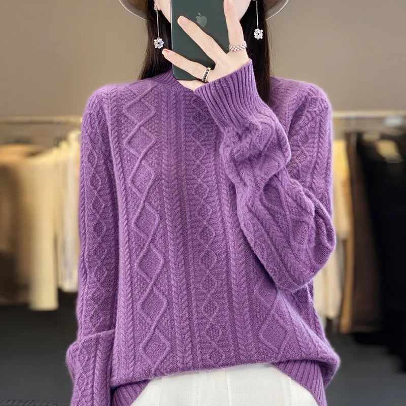 Auréne | Kaschmir-Musterstrickpullover