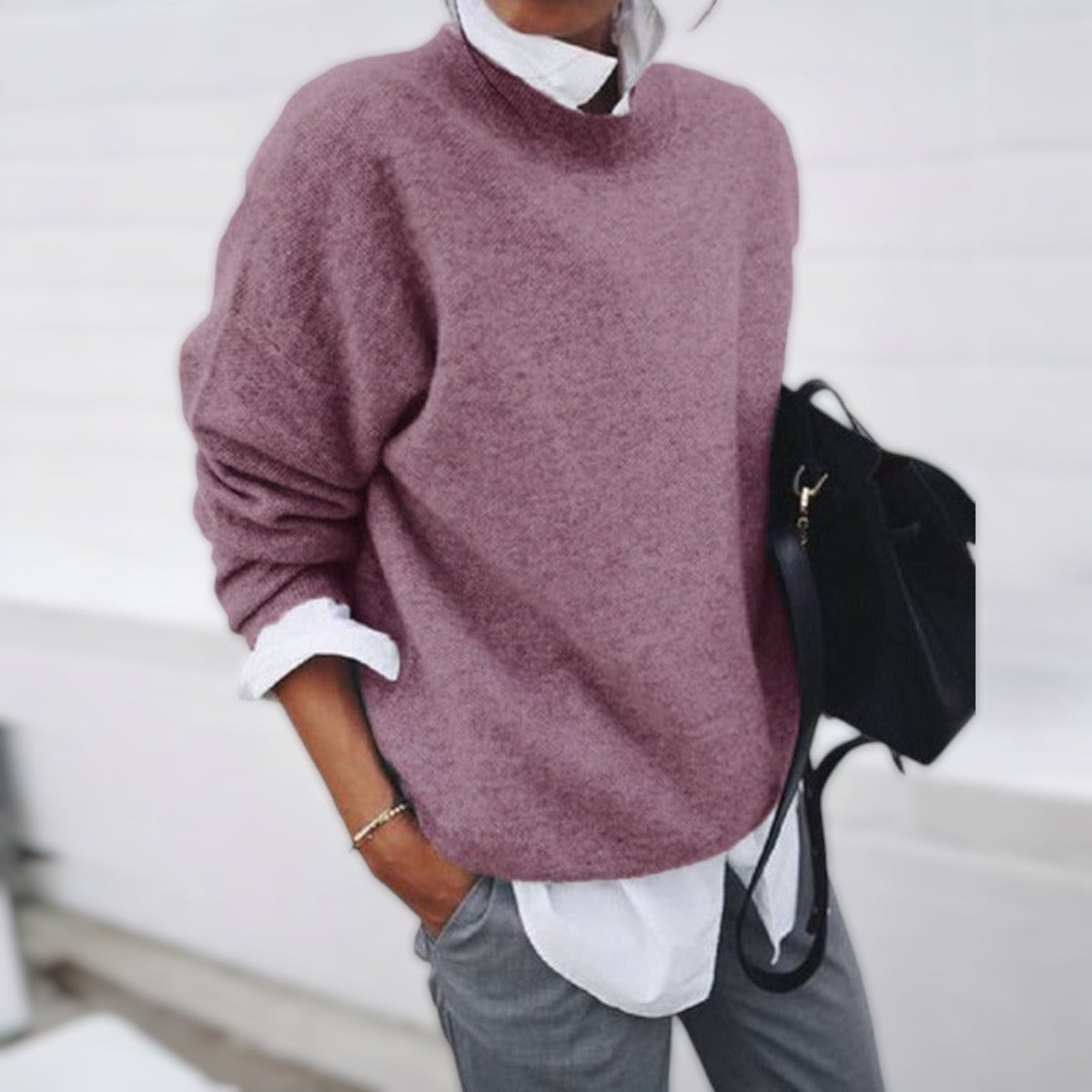 Clarisse | Weicher und Bequemer Kaschmir-Pullover