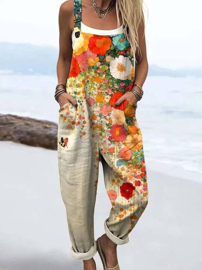 BlossomEase™ | Zeitlos Bequemer Jumpsuit