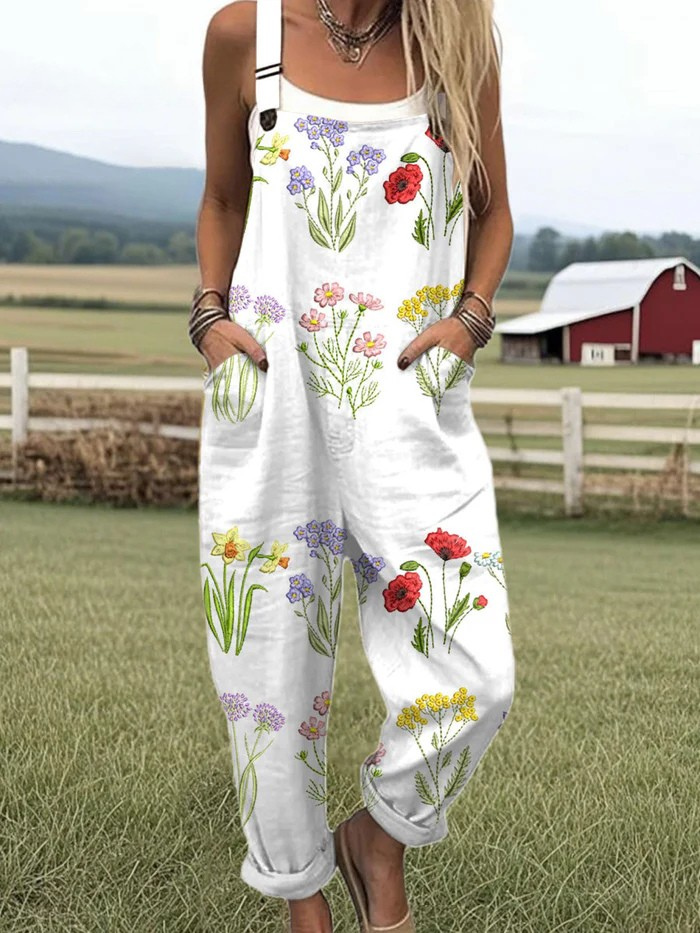 Floral Vintage™ | Müheloser All-Day Jumpsuit
