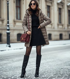 Mirielle | Ultra-Licht Lange Pufferjacke mit Hüt