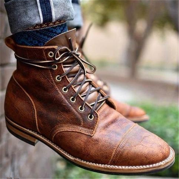 Jayden - Robuste Lederstiefel für Männer