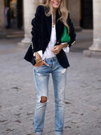 ORIANA | ELEGANTER VELVET BLAZER