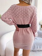 Syloria Rippstrick Pulloverkleid