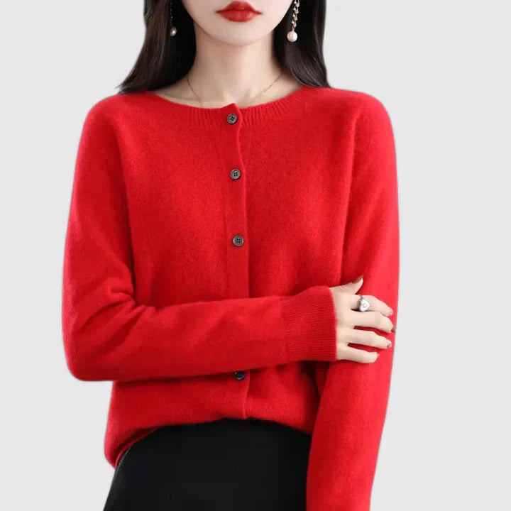 Lauxen | Bequemer Kaschmir-Cardigan