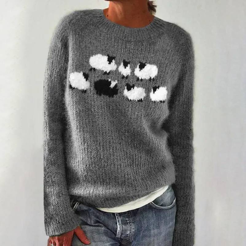 Soléna - Kuscheliger Schafpullover