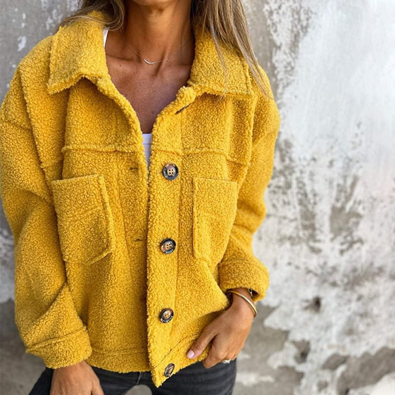 Alisette | Gemütlich Knopfjacke