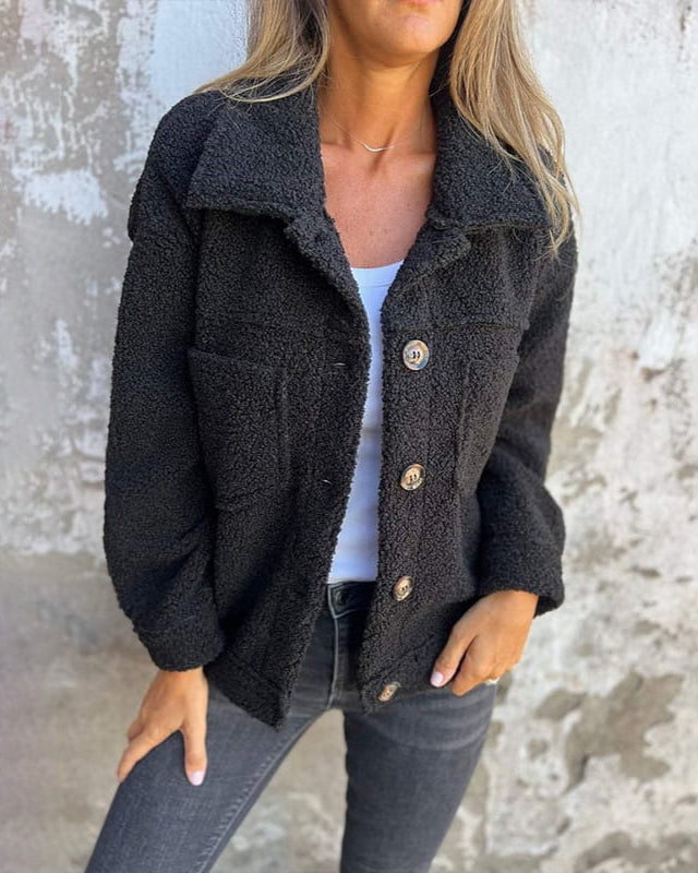 Alisette | Gemütlich Knopfjacke